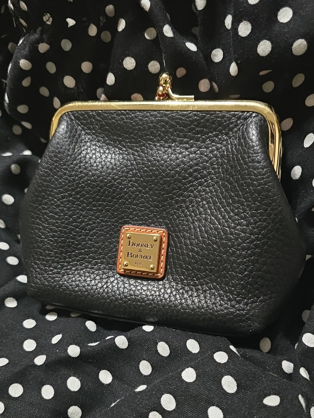 Dooney & Bourke Kiss Lock Coin Pouch
